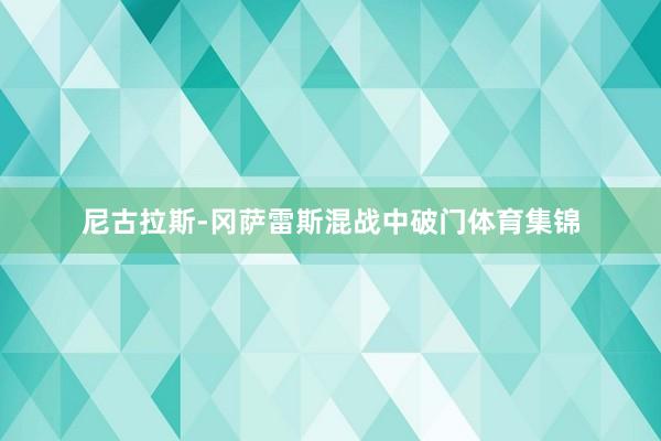 尼古拉斯-冈萨雷斯混战中破门体育集锦