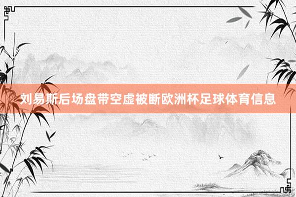 刘易斯后场盘带空虚被断欧洲杯足球体育信息