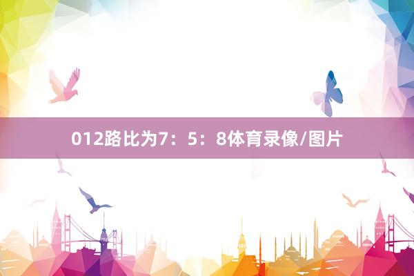 012路比为7：5：8体育录像/图片