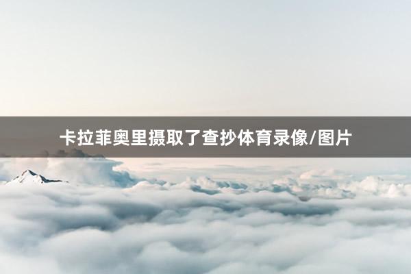卡拉菲奥里摄取了查抄体育录像/图片