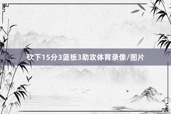 砍下15分3篮板3助攻体育录像/图片