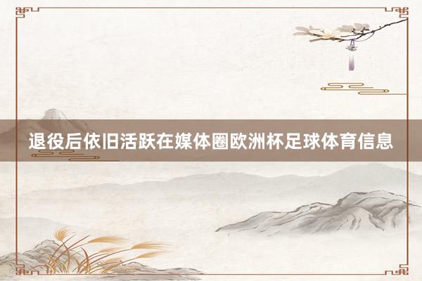 退役后依旧活跃在媒体圈欧洲杯足球体育信息