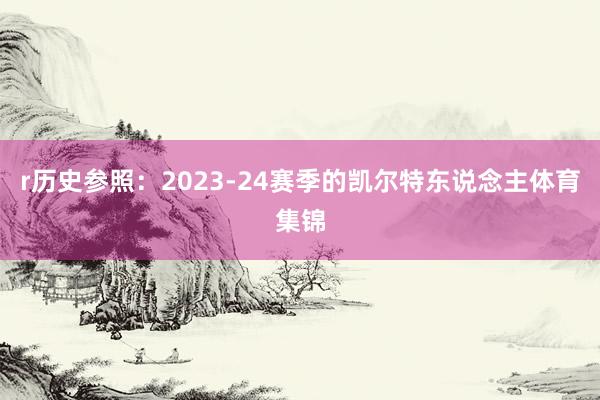 r历史参照：2023-24赛季的凯尔特东说念主体育集锦