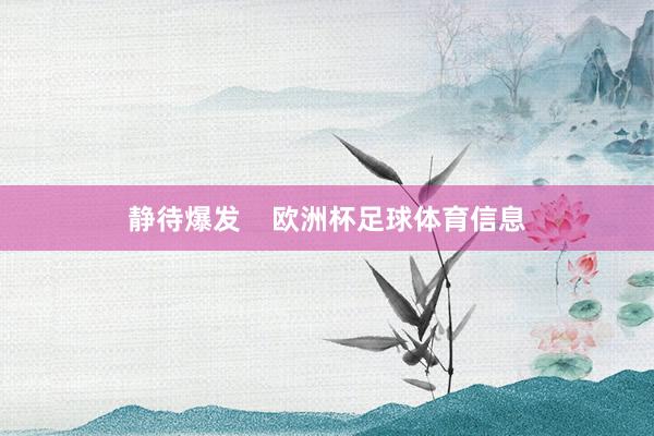 静待爆发    欧洲杯足球体育信息