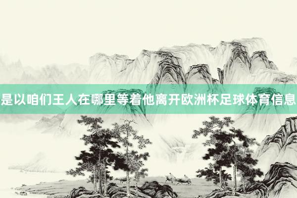 是以咱们王人在哪里等着他离开欧洲杯足球体育信息