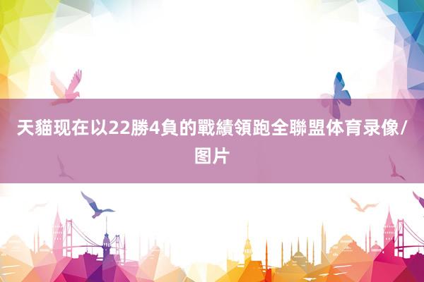 天貓现在以22勝4負的戰績領跑全聯盟体育录像/图片