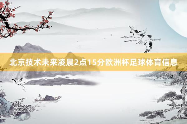 北京技术未来凌晨2点15分欧洲杯足球体育信息