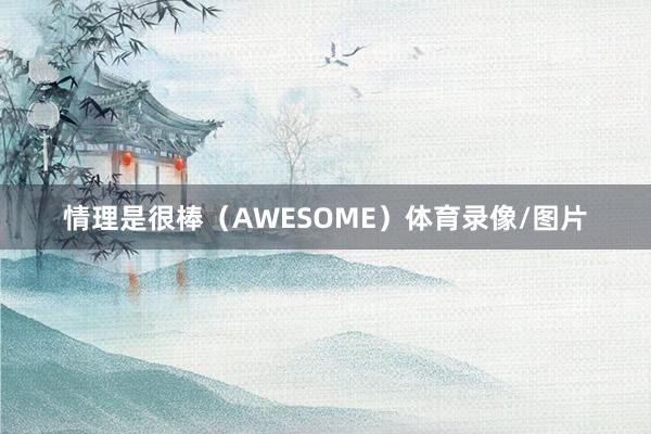 情理是很棒（AWESOME）体育录像/图片