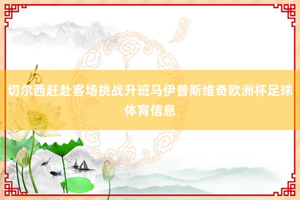 切尔西赶赴客场挑战升班马伊普斯维奇欧洲杯足球体育信息