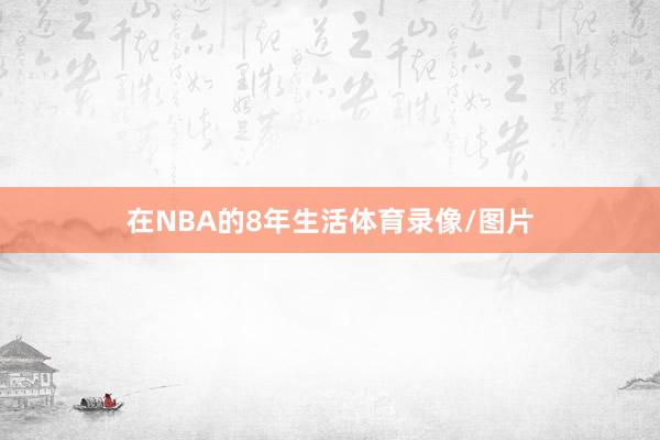 在NBA的8年生活体育录像/图片