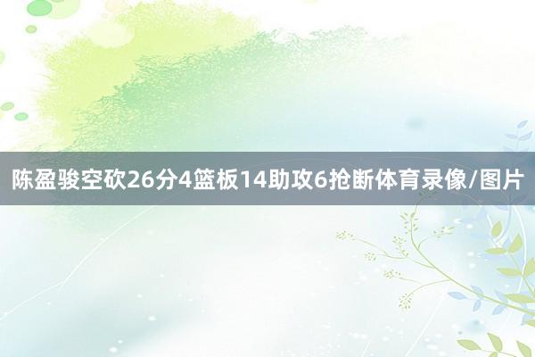 陈盈骏空砍26分4篮板14助攻6抢断体育录像/图片